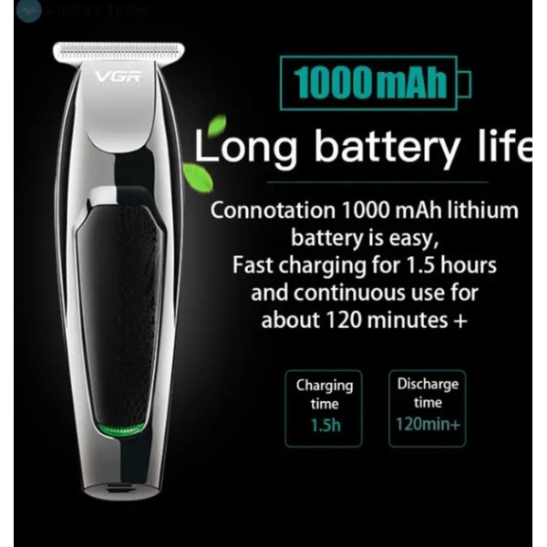 Машинка для стрижки аккумуляторная 5 в 1 VGR V 030 USB CHARGE Черная