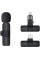 Микрофон петличный беспроводной K9 Wireless Lavalier с адаптерами Lightning TypeC