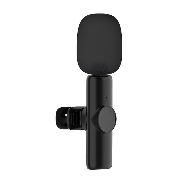 Петличный микрофон Комплект 2шт K11 Wireless Lavalier с адаптером Lightning Черный