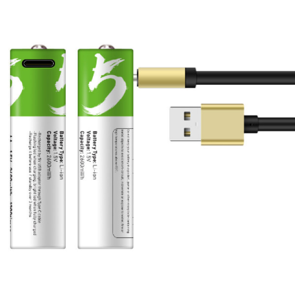 Батарейки AAA Smartools USB Type-C 1.5V 750mWh комплект 2 штуки