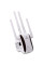 Роутер Wi-Fi усилитель сигнала repeater 2.4G 5G 1200Mbps с розеточной вилкой Белый