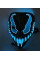 Маска Venom Aurora с синей неоновой подсветкой
