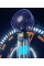 Складной портативный вентилятор с LED дисплеем и подставкой для телефона на аккумуляторе