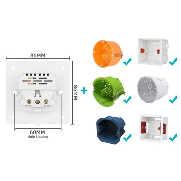 Розетка Coswall с заземлением и 2 USB гнезда пластиковая Белая