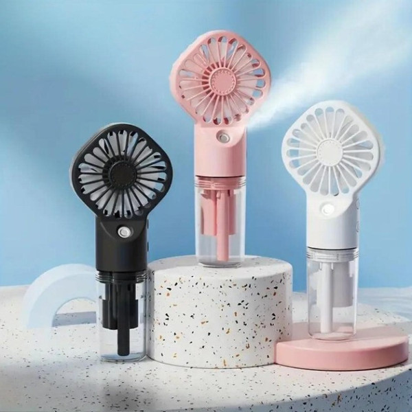 Вентилятор Handy Fan LY-598 портативный с распылением воды аккумуляторный