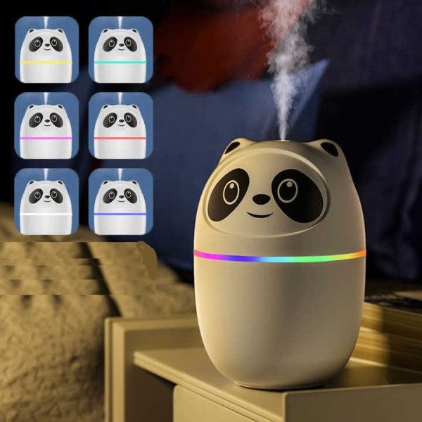 Ультразвуковой увлажнитель воздуха Panda Mist XS-168 детский LED подсветка Белый