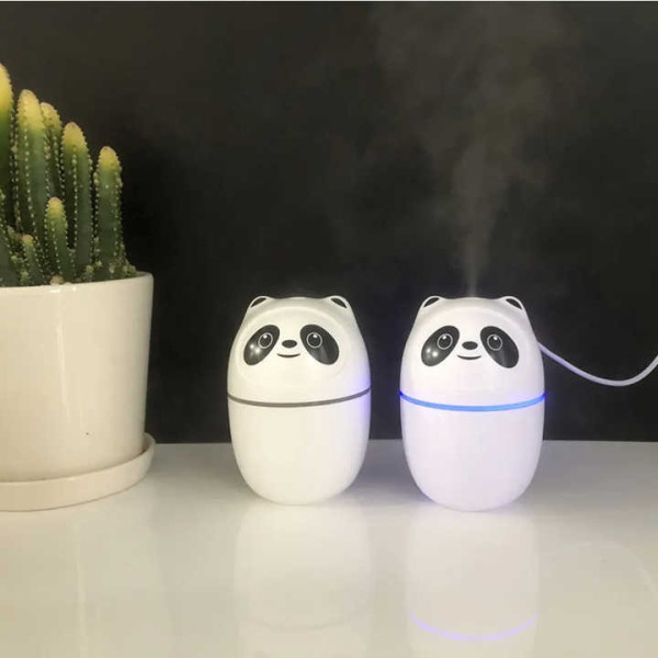 Ультразвуковой увлажнитель воздуха Panda Mist XS-168 детский LED подсветка Белый
