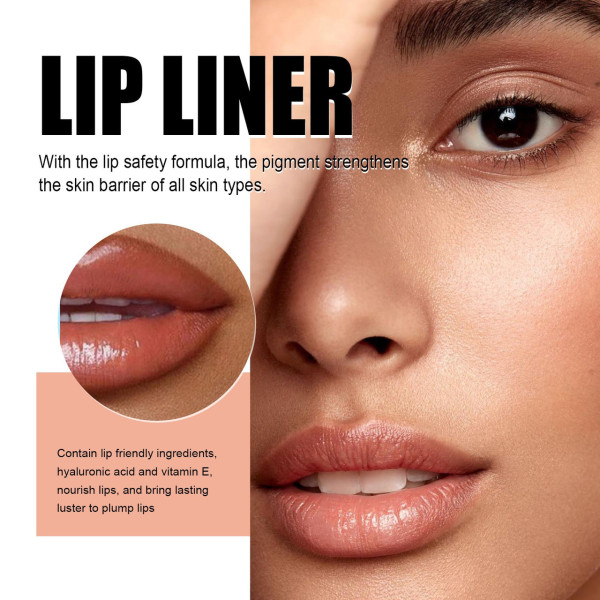 Помада подводка для губ матовый пилинг-гель Peel-Off Lip Liner оттенок 00 Red 02 Brown