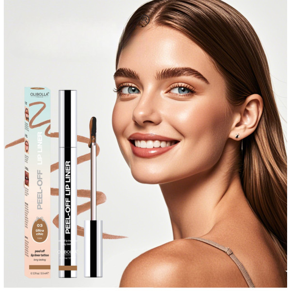 Помада подводка для губ матовый пилинг-гель Peel-Off Lip Liner оттенок 00 Red 02 Brown