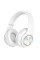 Беспроводные наушники B39 с подсветкой RGB Bluetooth с микрофоном гарнитура Black / White