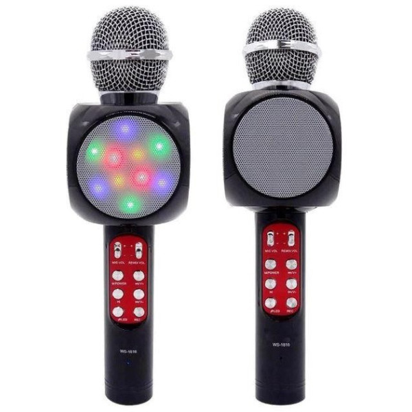 Беспроводной микрофон для караоке с динамиком WSTER WS-1816 Bluetooth USB AUX FM