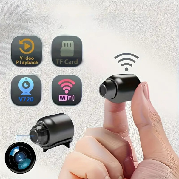Беспроводная Wi-Fi IP X5 аккумуляторная, с объектив 160°, ночным видением, детектором движения, удаленный APP
