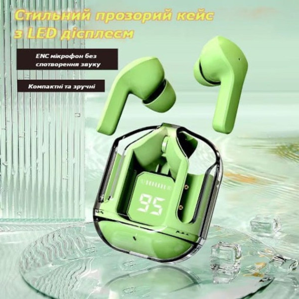 Беспроводные наушники Air31 XT16 Bluetooth 5.0 с ENC шумоподавлением, LED-дисплеем, 20 часов работы