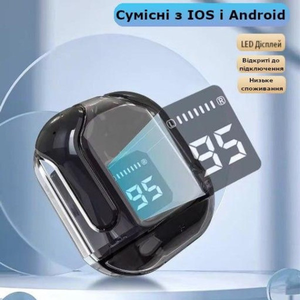 Беспроводные наушники Air31 XT16 Bluetooth 5.0 с ENC шумоподавлением, LED-дисплеем, 20 часов работы