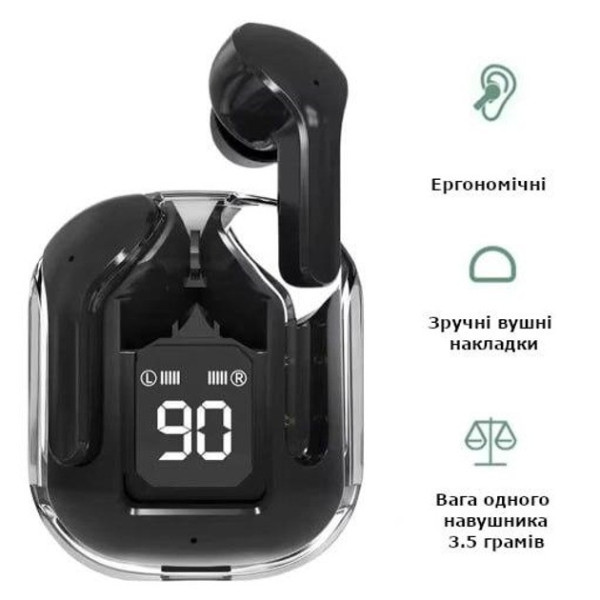 Беспроводные наушники Air31 XT16 Bluetooth 5.0 с ENC шумоподавлением, LED-дисплеем, 20 часов работы
