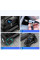 Портативный автомобильный компрессор Air Pump XL-1025 12V с цифровым дисплеем, LED-фонариком