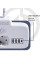 Сетевой фильтр-удлинитель LDNIO SE2435, 2500 Вт, 2 розетки, 3 USB, 1 Type-C QC/PD, защита и выключатели