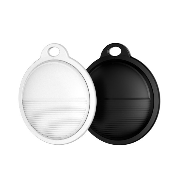 Bluetooth трекер для поиска вещей, совместимый с Find My, с зумером, черный/белый
