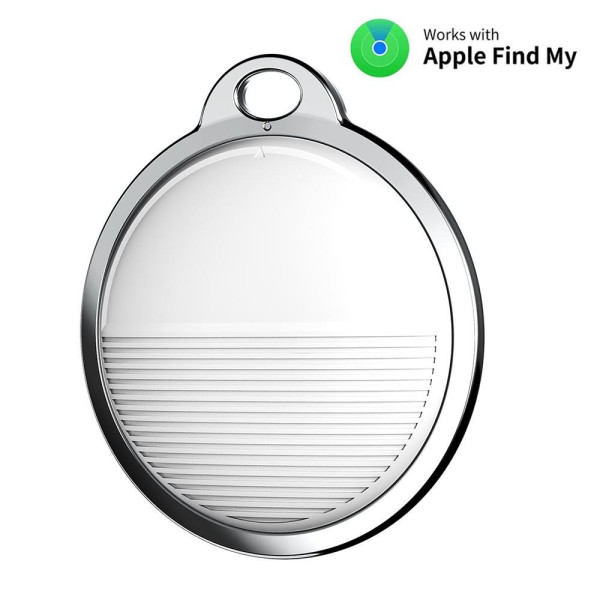 Bluetooth трекер для поиска вещей, совместимый с Find My, с зумером, черный/белый