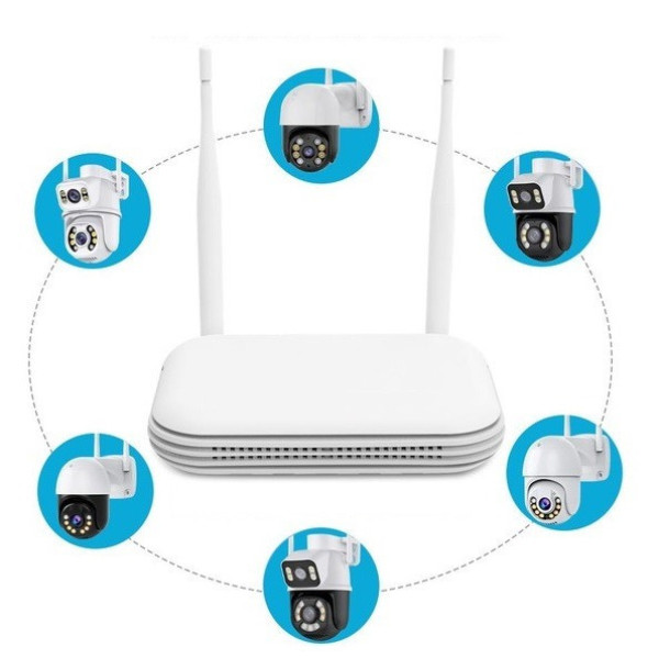 Wi-Fi видеорегистратор на 8 IP-камер с NVR, HDMI выходом и удалённым доступом, поддержка Full HD и 5 Мп