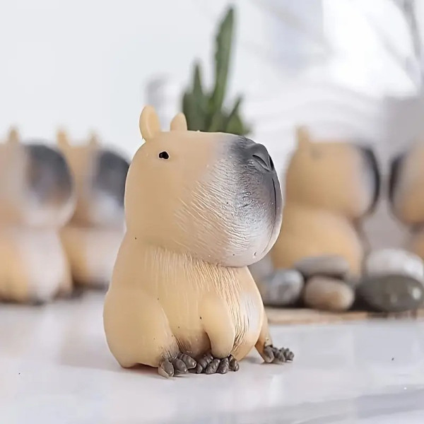 Сквиши-антистресс Капибара, мягкая игрушка из PU, 8,5 см, для детей и взрослых