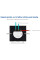 Умный сенсорный выключатель света 1 канал, без нейтрали, стекло с LED-индикацией белый