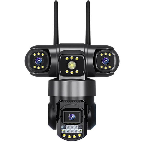Наружная Wi-Fi камера SC28 15 МП с ночной съемкой, детектором движения и поворотным механизмом