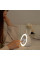 Детские настольные LED-часы Зайчик с сенсорными ушками будильником подсветкой термометром и аккумулятором USB