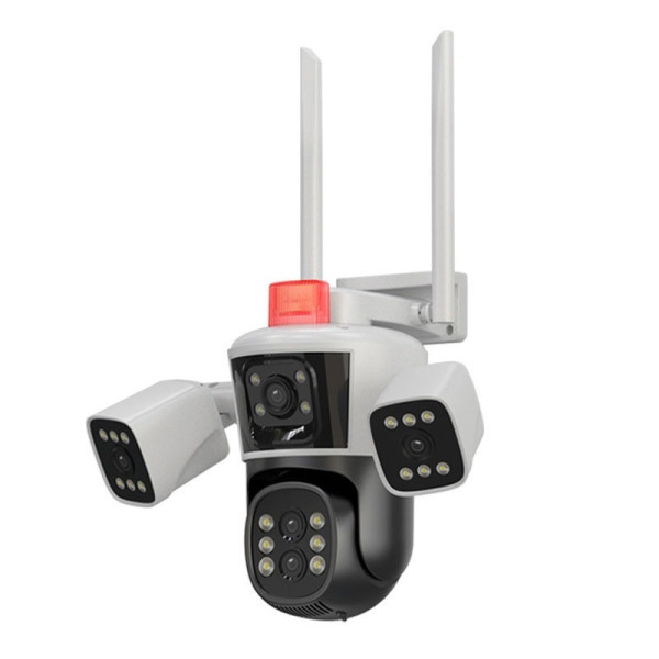 IP-камера JE-190 12 МП с Wi-Fi, PTZ управлением, тремя объективами и ночным видением