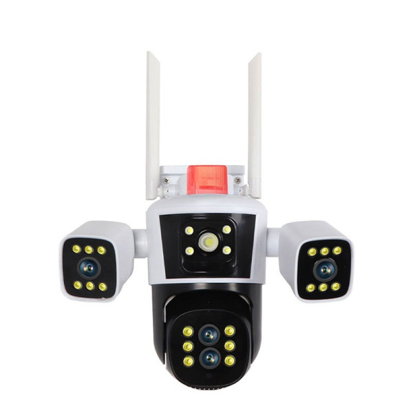 IP-камера JE-190 12 МП с Wi-Fi, PTZ управлением, тремя объективами и ночным видением