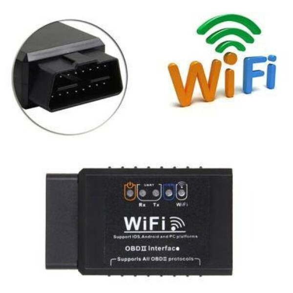 Автосканер ELM327 WiFi OBD2 V1.5 универсальный диагностический адаптер для автомобиля