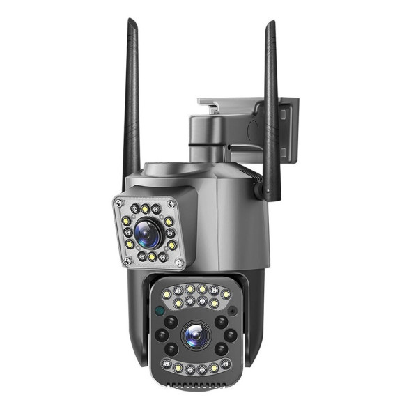 Уличная камера видеонаблюдения SC03 V380pro с поворотным механизмом и ночным видением, Wi-Fi LAN