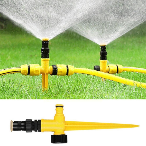 Спринклерный распылитель Lawn Sprinkler 360° для газона и огорода, дождеватель и система полива