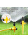 Спринклерный распылитель Lawn Sprinkler 360° для газона и огорода, дождеватель и система полива