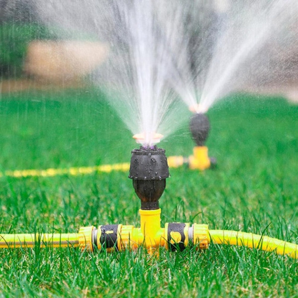 Спринклерный распылитель Lawn Sprinkler 360° для газона и огорода, дождеватель и система полива