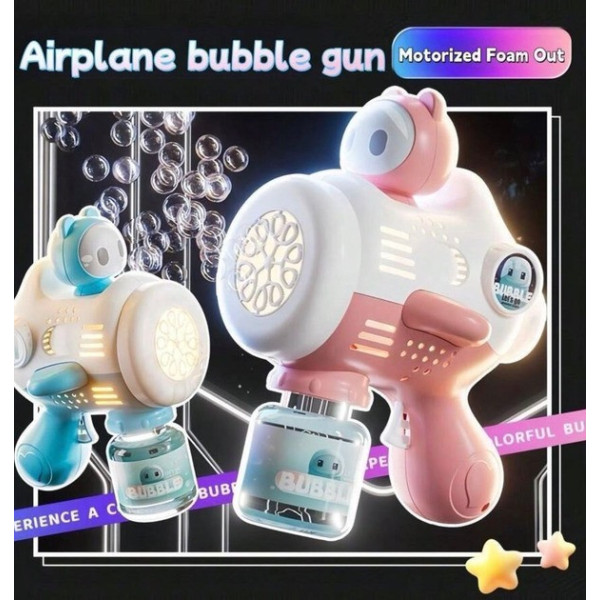 Автоматическая машинка для мыльных пузырей Bubble Maker с подсветкой и аккумулятором для детей