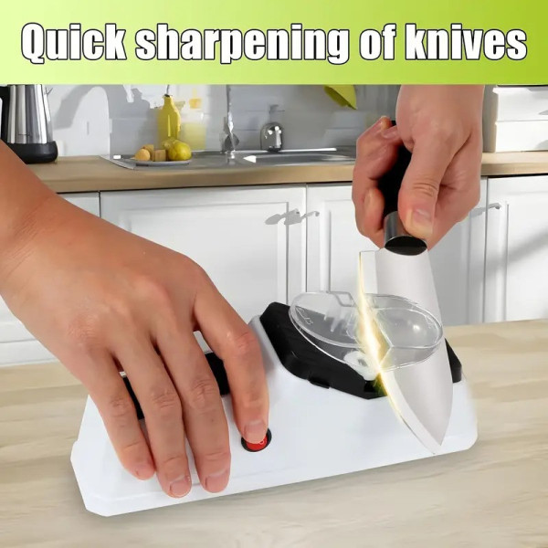 Электрическая точилка для ножей Electric Knife Sharpener с USB, электроточилка для кухонных ножей и ножниц