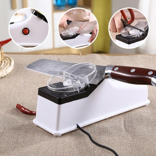 Электрическая точилка для ножей Electric Knife Sharpener с USB, электроточилка для кухонных ножей и ножниц