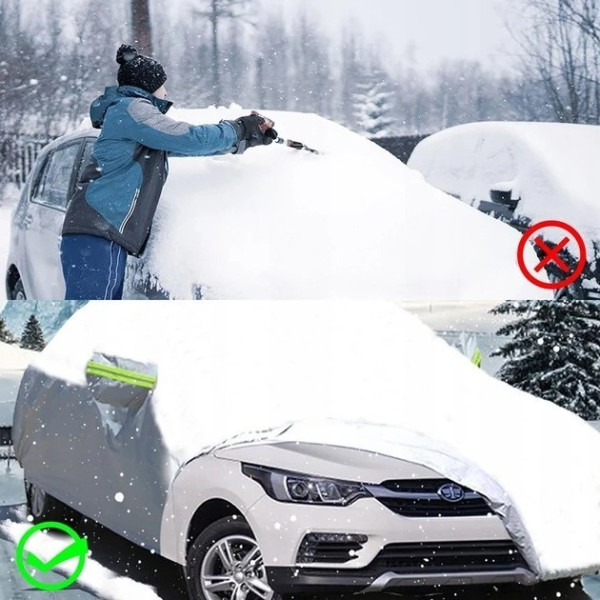 Автомобильный защитный чехол ETiME с отражающими элементами, водонепроницаемый 480×175×120 см