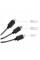 FM модулятор автомобильный Q15-BT Bluetooth с кабелями Type-C, Micro USB, Lightning и быстрой зарядкой