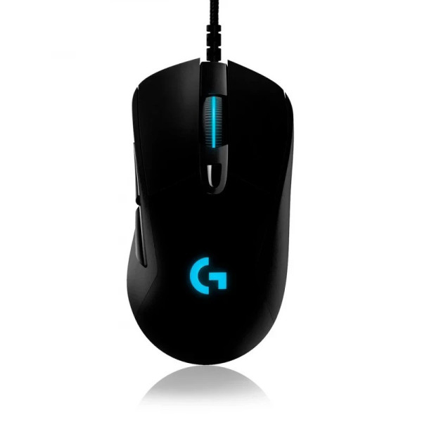 Игровая проводная мышь G407 Silent Plus с LED подсветкой и 12000 DPI