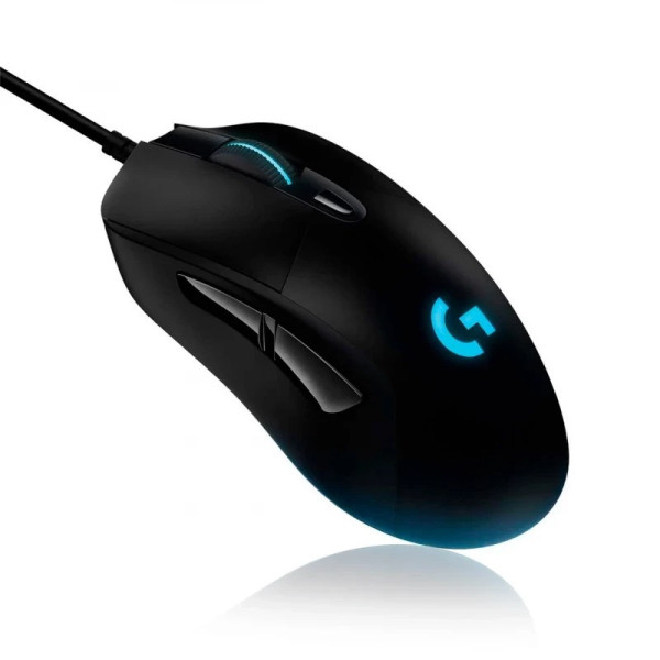 Игровая проводная мышь G407 Silent Plus с LED подсветкой и 12000 DPI