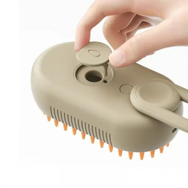 Щетка с паром Steamy Brush E-W3317 для груминга собак, кошек и других домашних питомцев