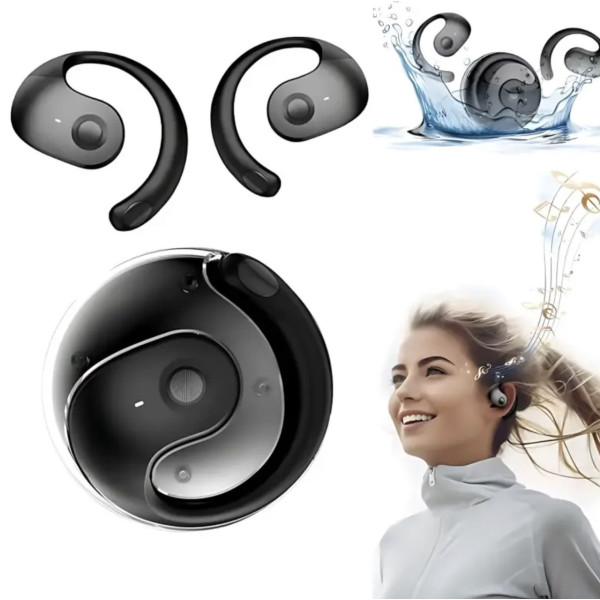 Спортивные Bluetooth наушники MDR OWS T2 BT с микрофоном, версия 5.3, черные