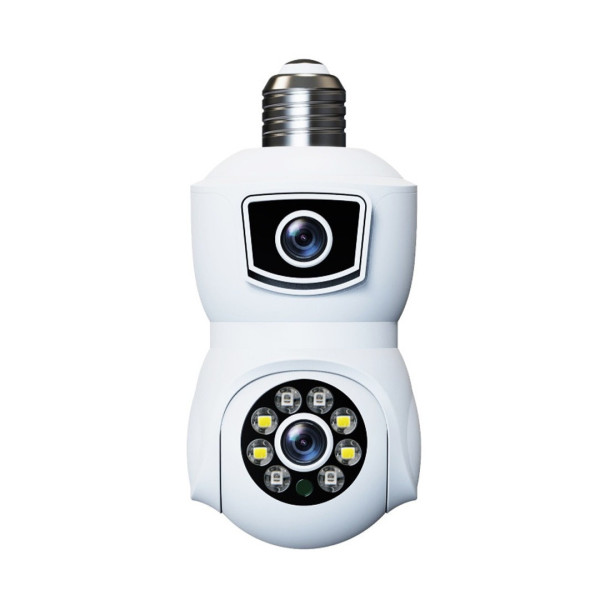 Камера видеонаблюдения PTZ-Lamp 2MP 1080P Wi-Fi в патрон E27 с ночным видением V09