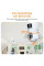 Камера видеонаблюдения PTZ-Lamp 2MP 1080P Wi-Fi в патрон E27 с ночным видением V09