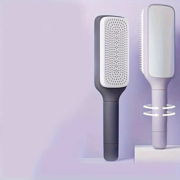 Массажная расчёска Hair Straightener AND LY-639 с функцией самоочистки для всех типов волос