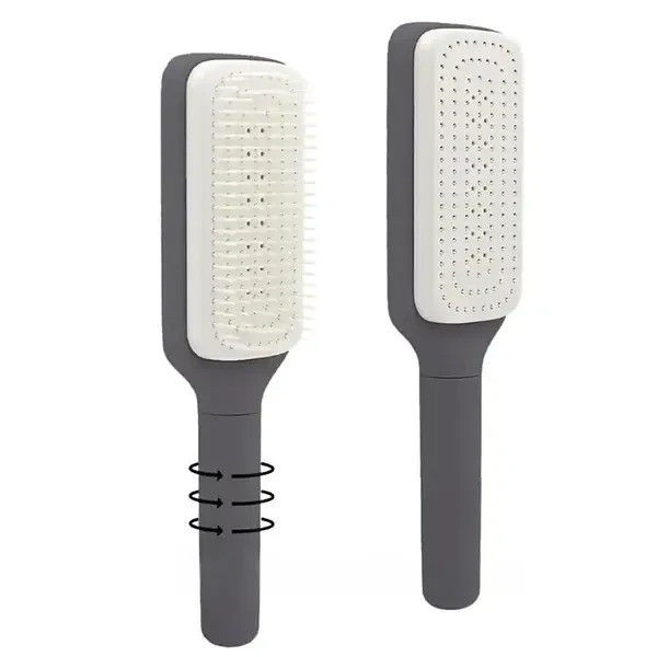 Массажная расчёска Hair Straightener AND LY-639 с функцией самоочистки для всех типов волос