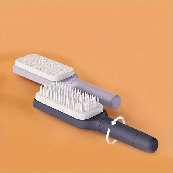 Массажная расчёска Hair Straightener AND LY-639 с функцией самоочистки для всех типов волос