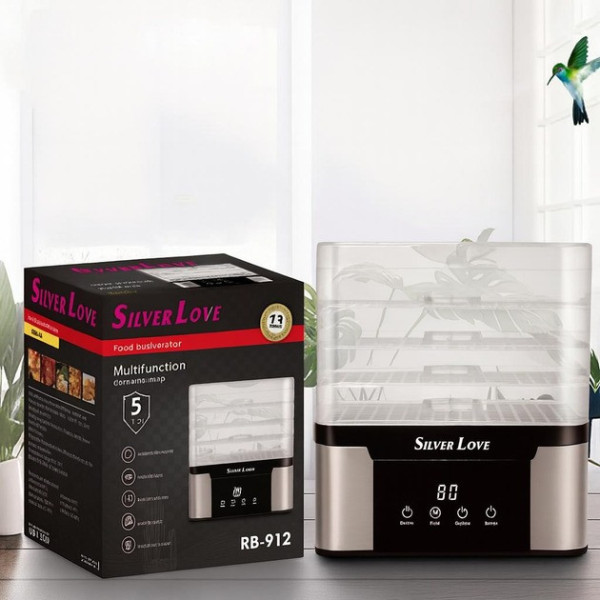 Сушилка Silver Love RB-912 электрическая 5 ярусов для приготовления сухофруктов